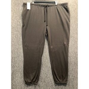 No Boundaries Fleece Joggers Mens 3XL Black New Drawstring Elastic Cuff Pants
